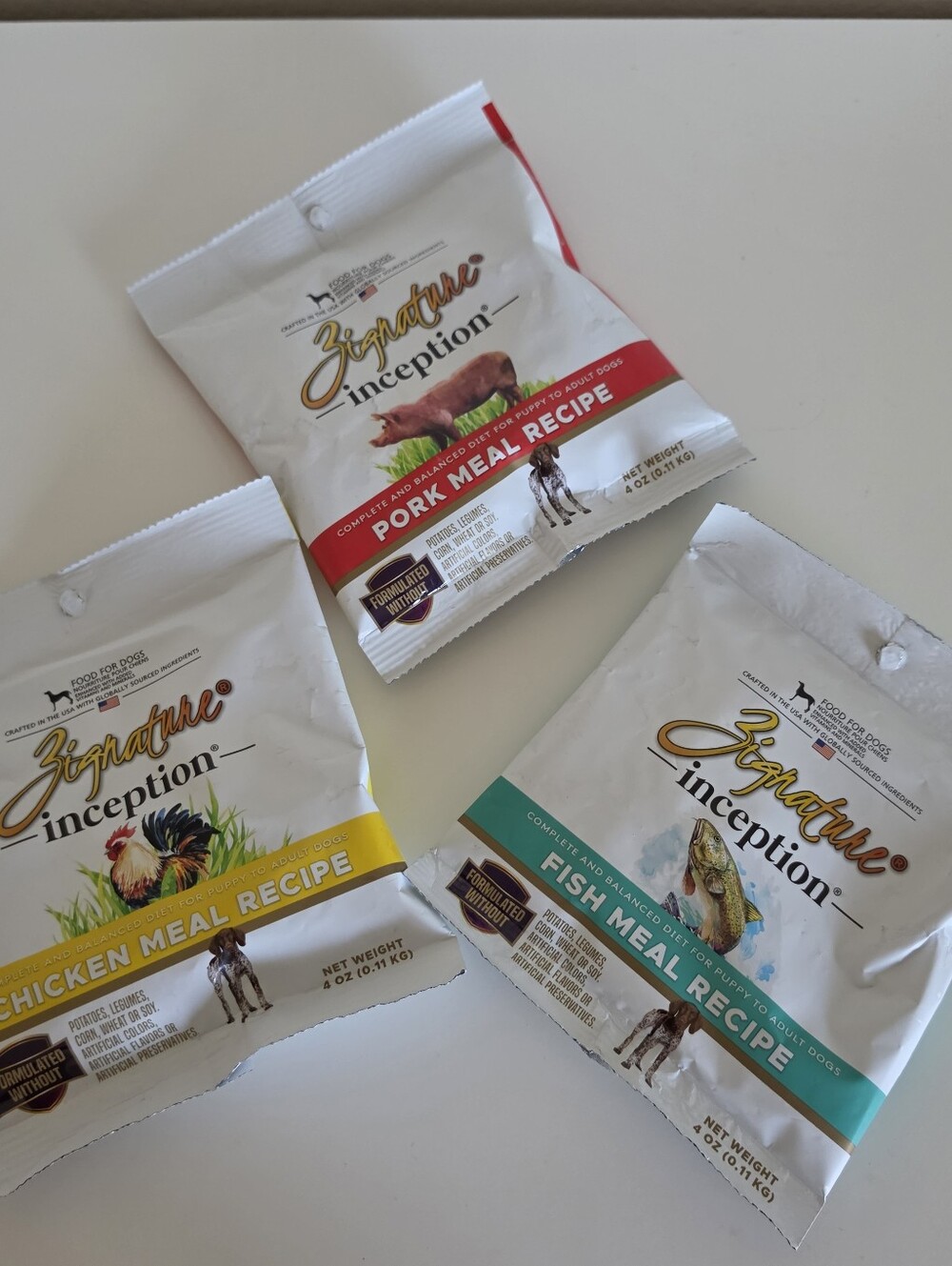 Zignature Dog Food Trial Bags (3 Flavors)